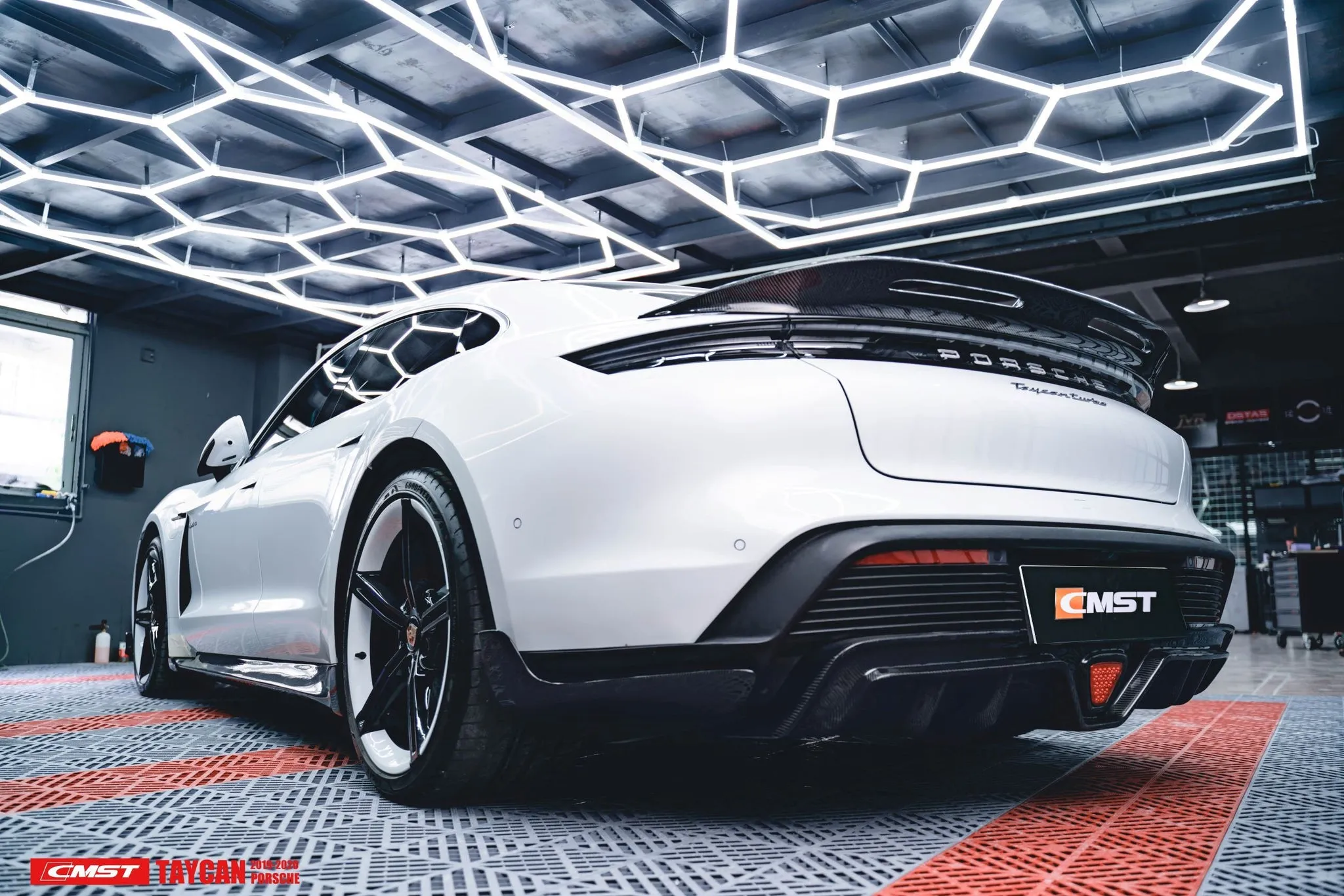 Check our price and buy CMST Carbon Fiber Body Kit set Style for Porsche Taycan Turbo & Turbo S