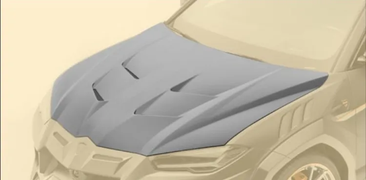 Front bonnet Mansory Carbon for Lamborghini Urus Soft kit