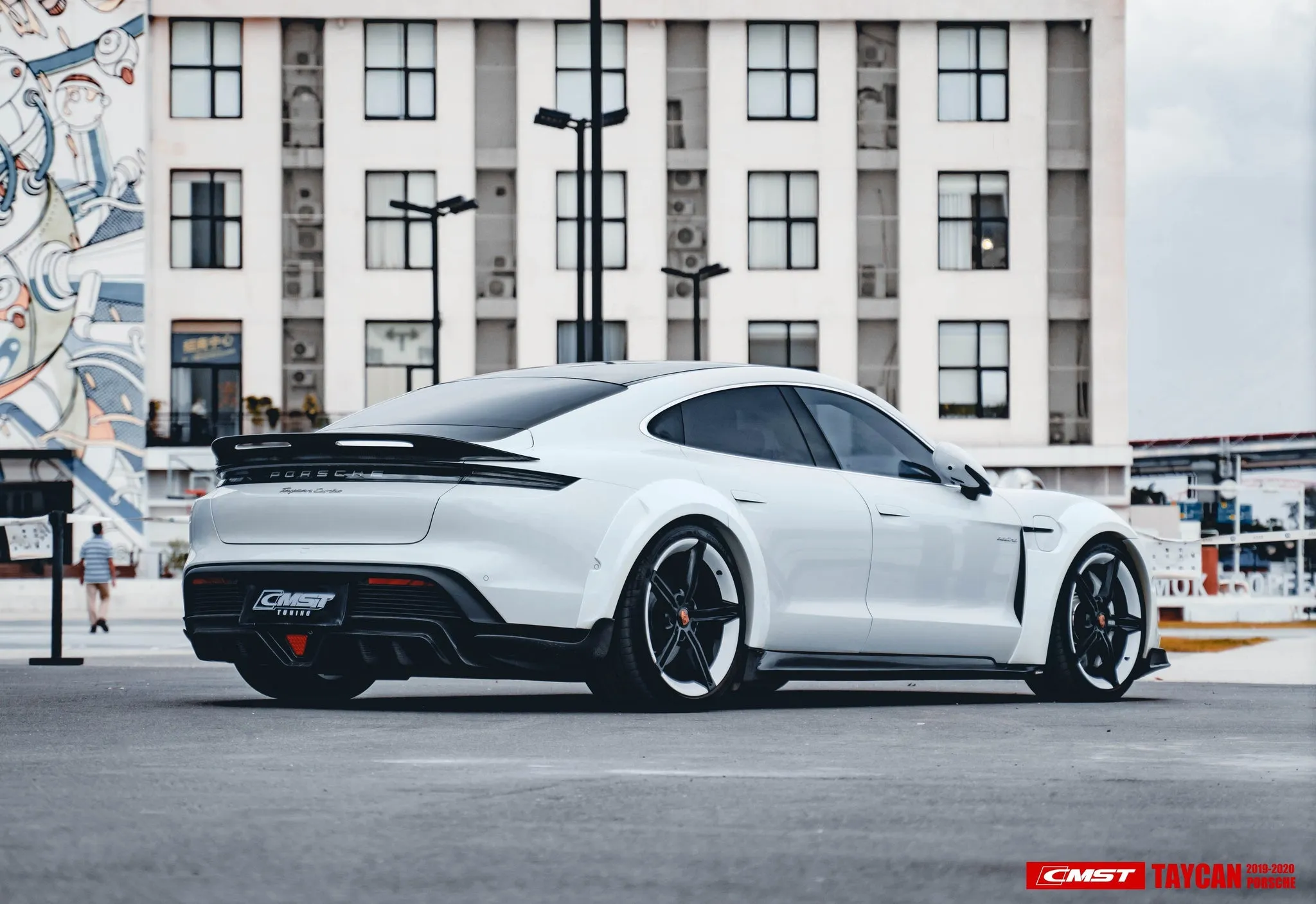 Check our price and buy CMST Carbon Fiber Body Kit set Style for Porsche Taycan Turbo & Turbo S
