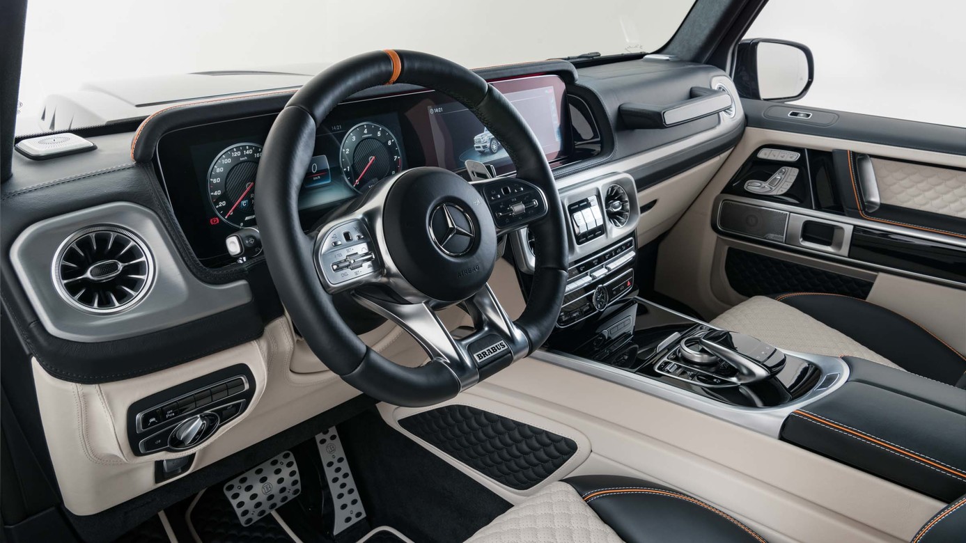 Brabus Upper East Side style interior for Mercedes G-class W463A AMG G 63