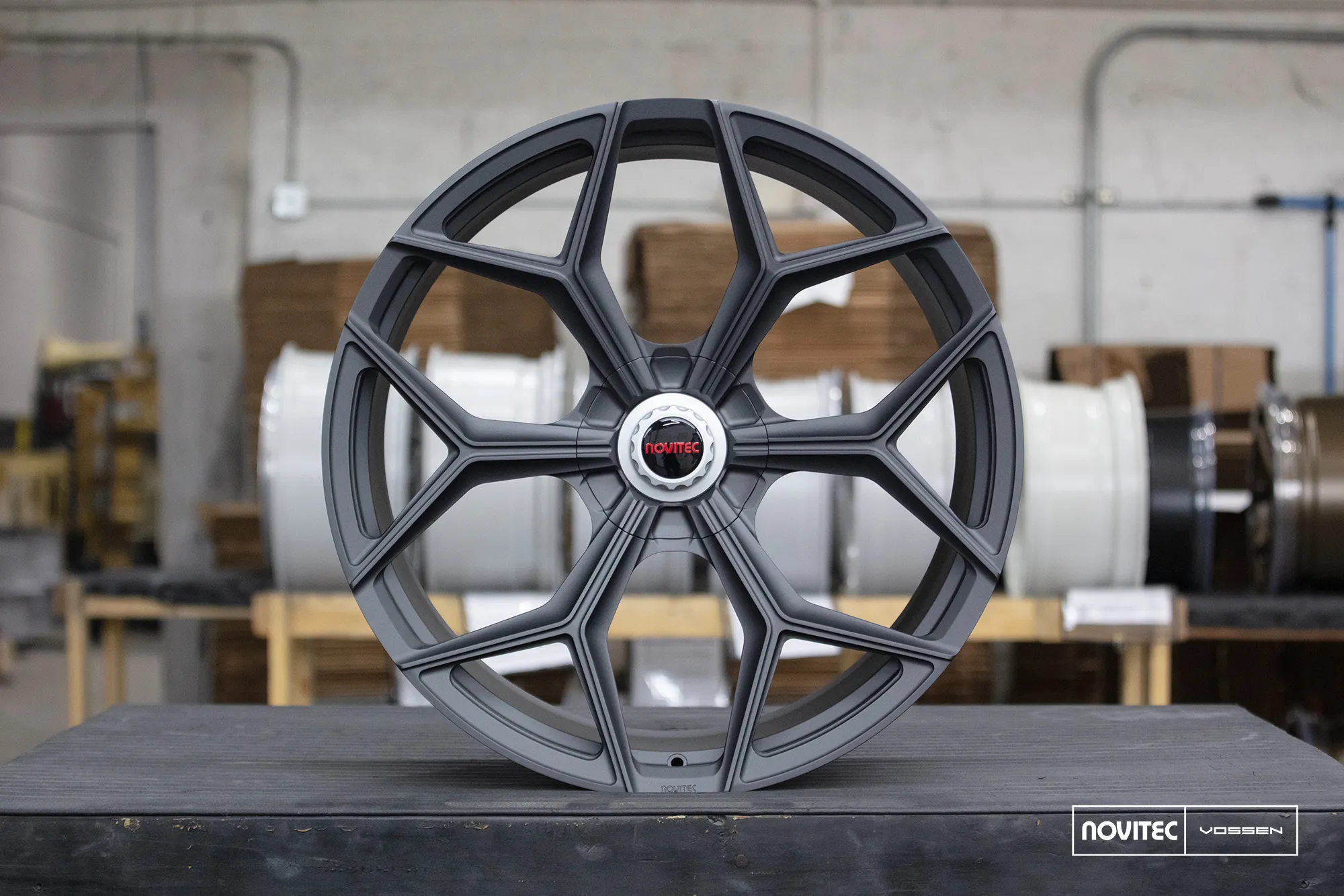 Vossen NL4 forged wheel — front view