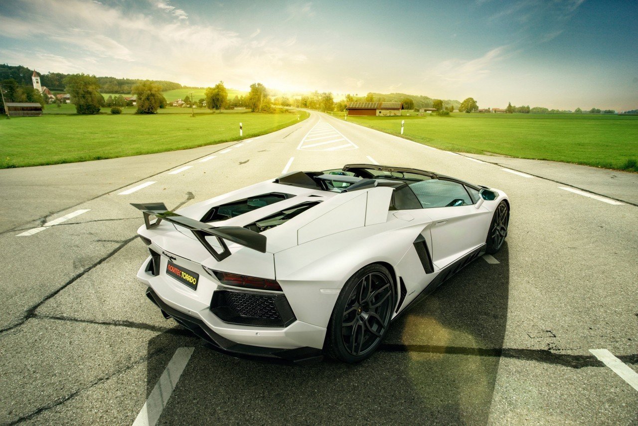 Check price and buy Novitec Carbon Fiber Body kit set for Lamborghini Aventador Roadster