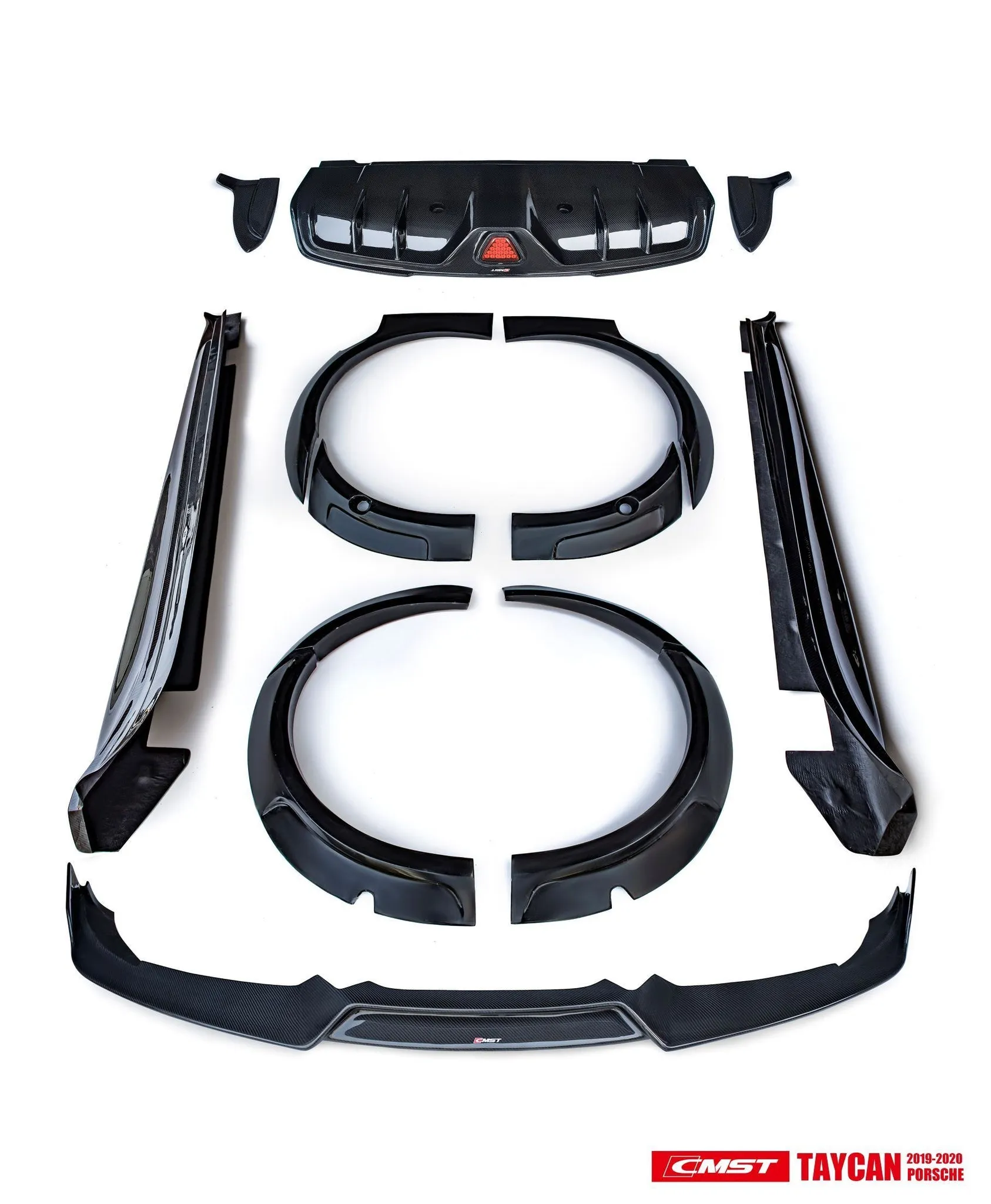 Check our price and buy CMST Carbon Fiber Body Kit set Style for Porsche Taycan Turbo & Turbo S