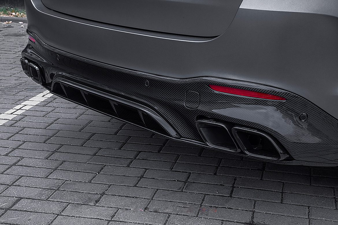 Rear diffuser AMG 63 Design 1.0 Carbon for Mercedes-Benz GLS AMG X167 AMG GLS 63