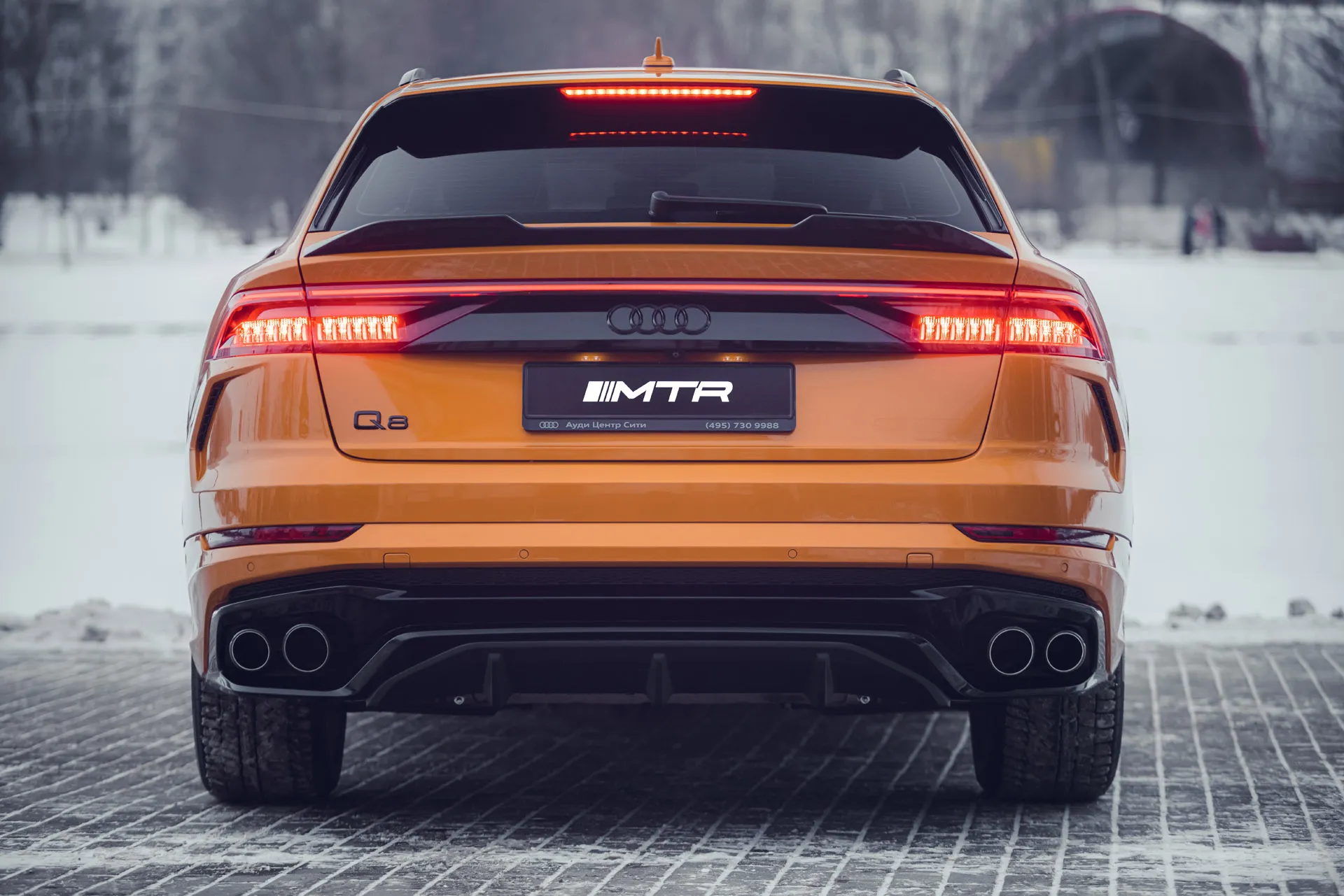 Rear bumper MTR Design for Audi Q8