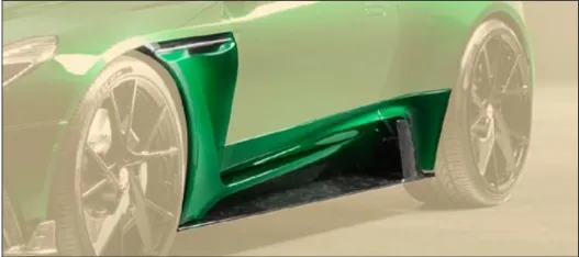 Side skirts Mansory Carbon for Aston Martin DB11
