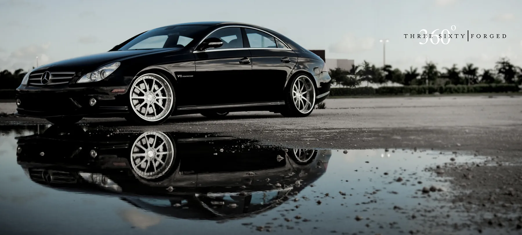 360 Forged Mesh 10 on Mercedes-Benz CLS — detail