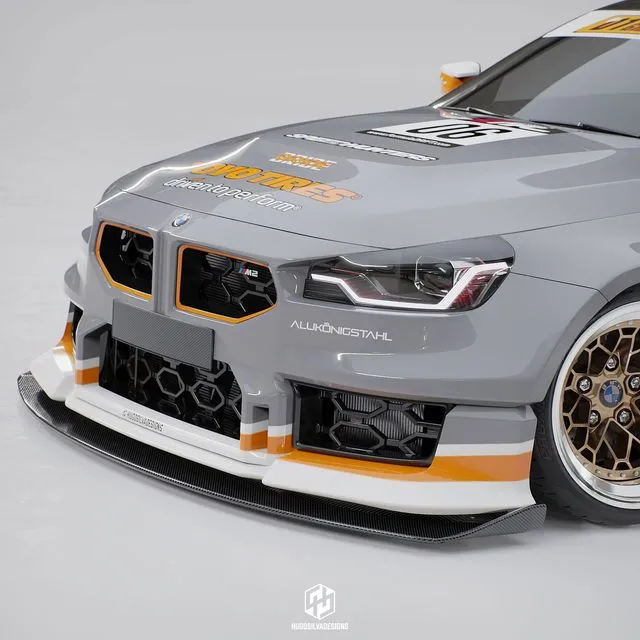 BMW M2 G87 Custom Wide Body Kit by Hugo Silva