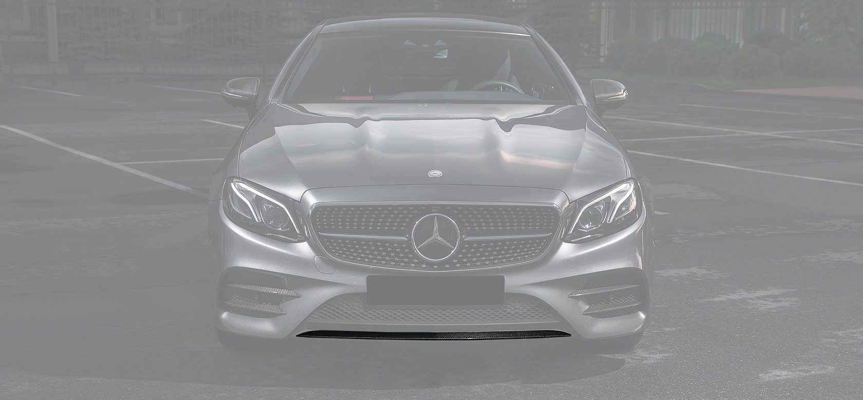 Front bumper splitter Carbon for Mercedes E-class W213 Coupe