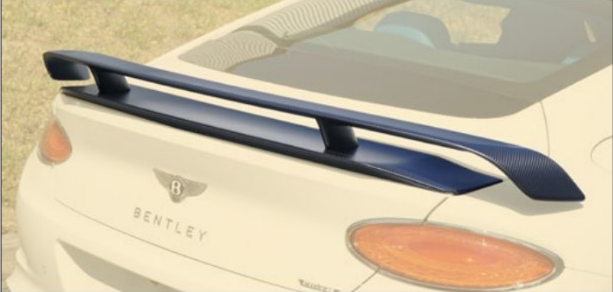 Biplane performance wing with decklid spoiler Mansory Carbon for Bentley Continental GT GTC V8