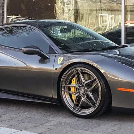 Grigio Silverstone Gray Ferrari 488 GTB on ADV.1 ADV510 M.V2 Advanced Series Wheels
