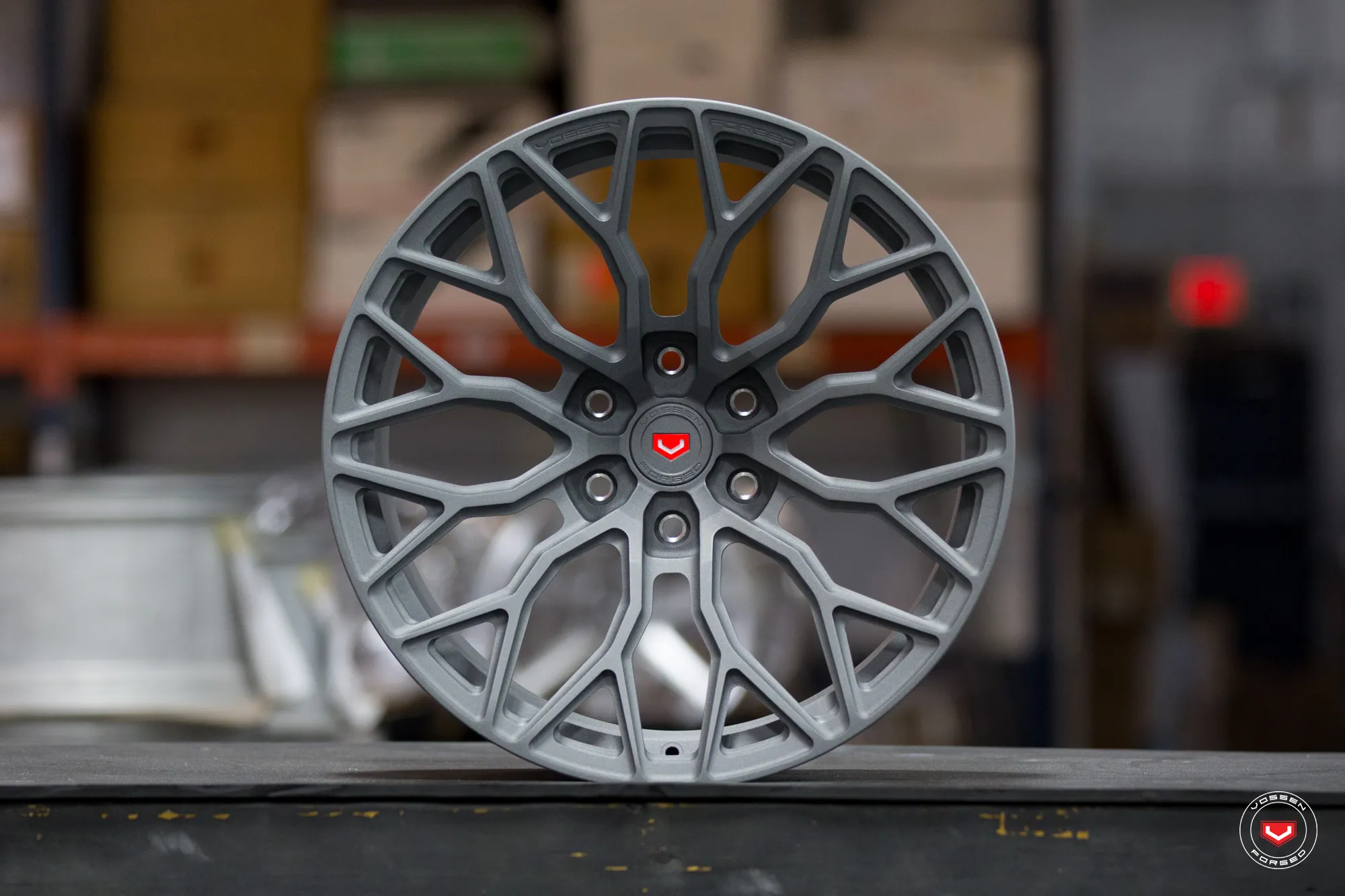 Vossen S17 02 forged wheel — full set display