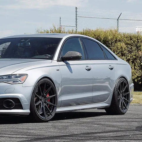 Florett Silver Audi S6 on ADV.1 ADV5.0 FlowSpec Wheels in Satin Black