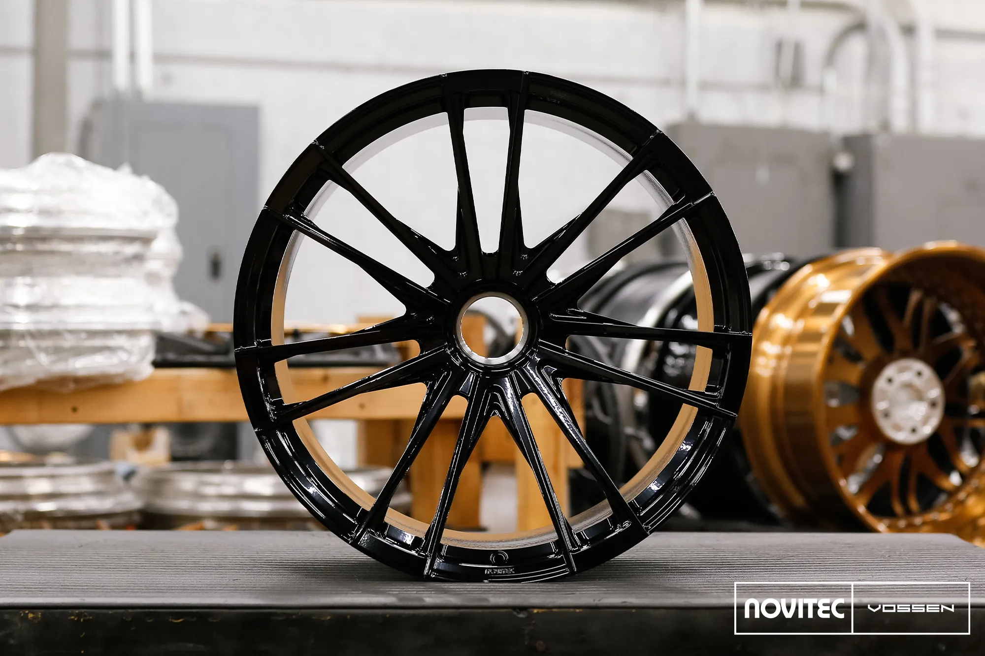 Vossen MC3 forged wheel — mounted on vehicle