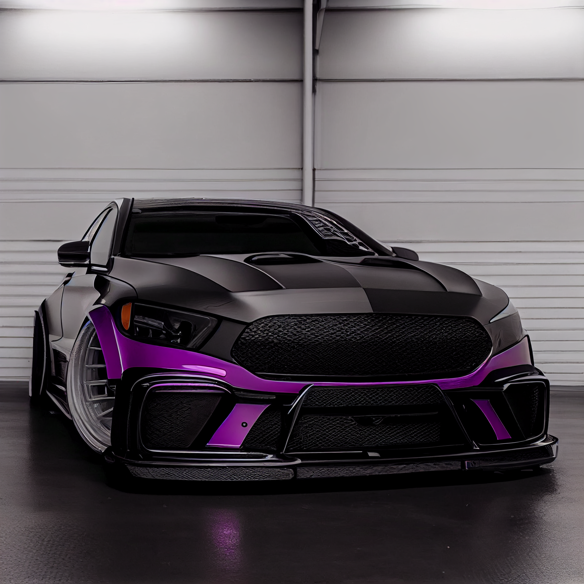 AI Custom Design Wide Body Front Bumper for Mercedes-Benz S-class W223 AMG Ver1.2