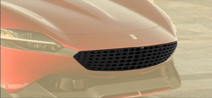 Front mask Mansory Carbon for Ferrari Roma Soft kit