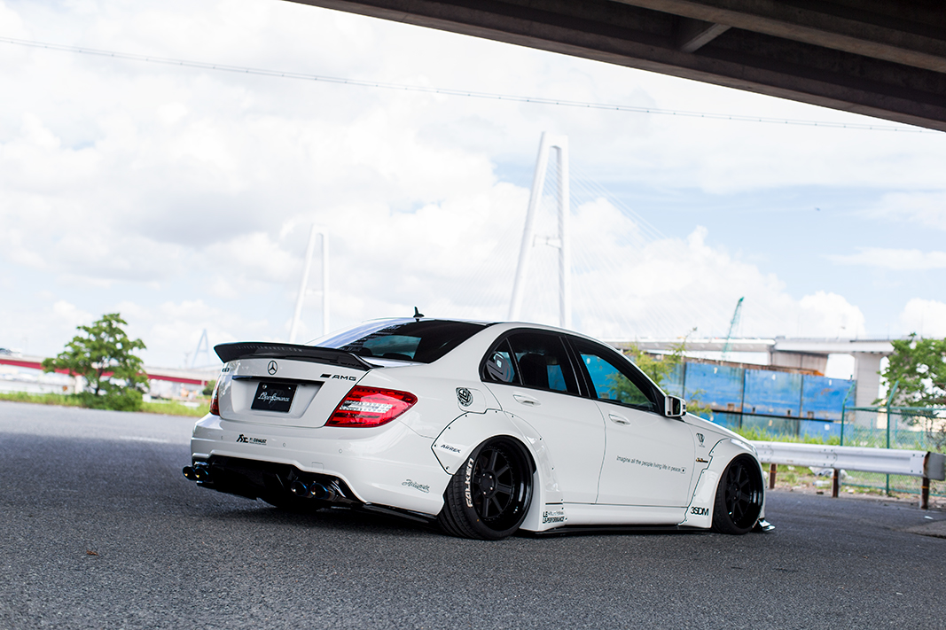 Check our price and buy Liberty Walk body kit for Mercedes Benz C-class W204!