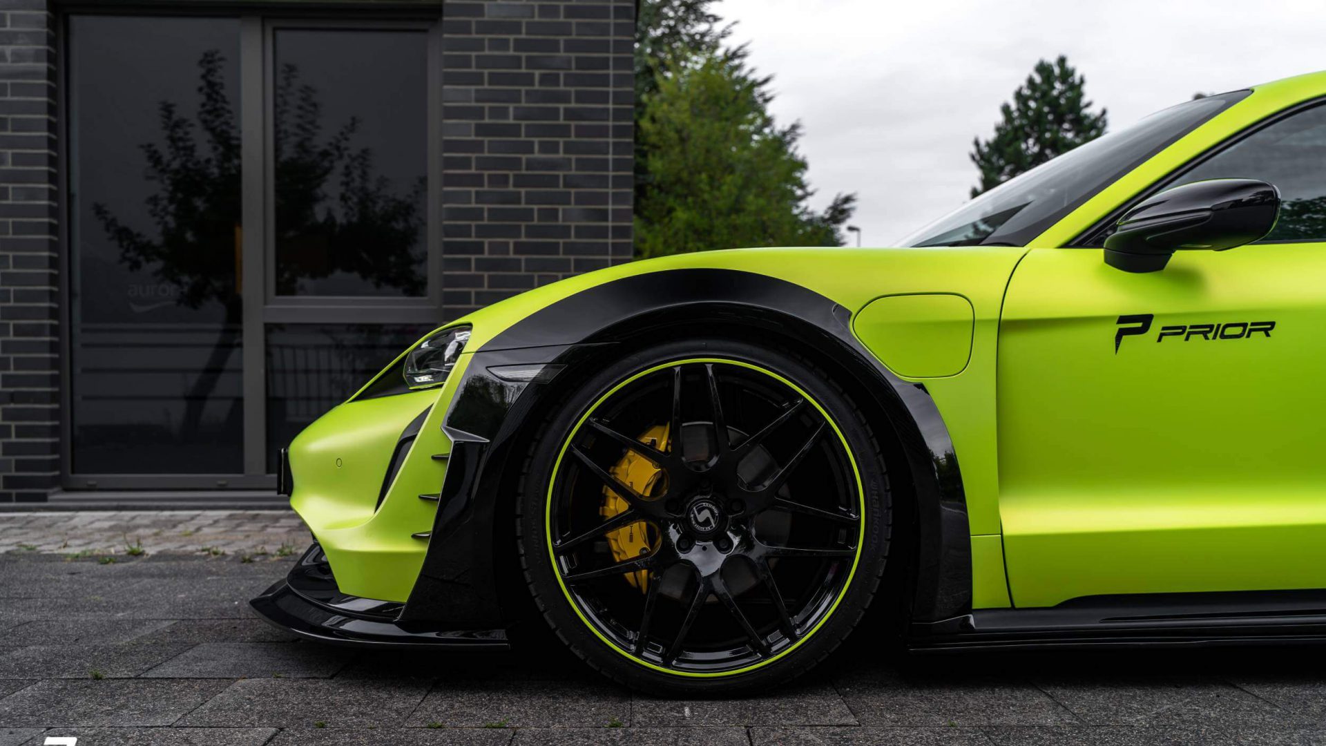 Front and Rear Widenings Prior Design PD TE widebody for Porsche Taycan