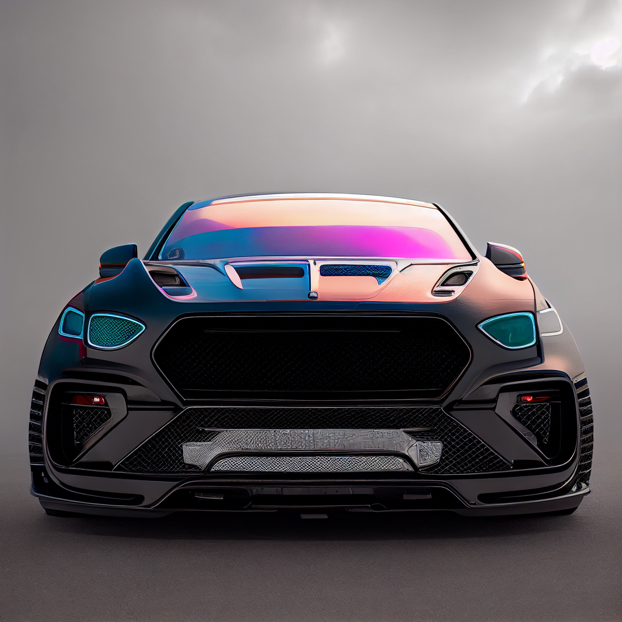 AI Custom Design Wide Body Front Bumper for Bentley Bentayga Ver 2.3