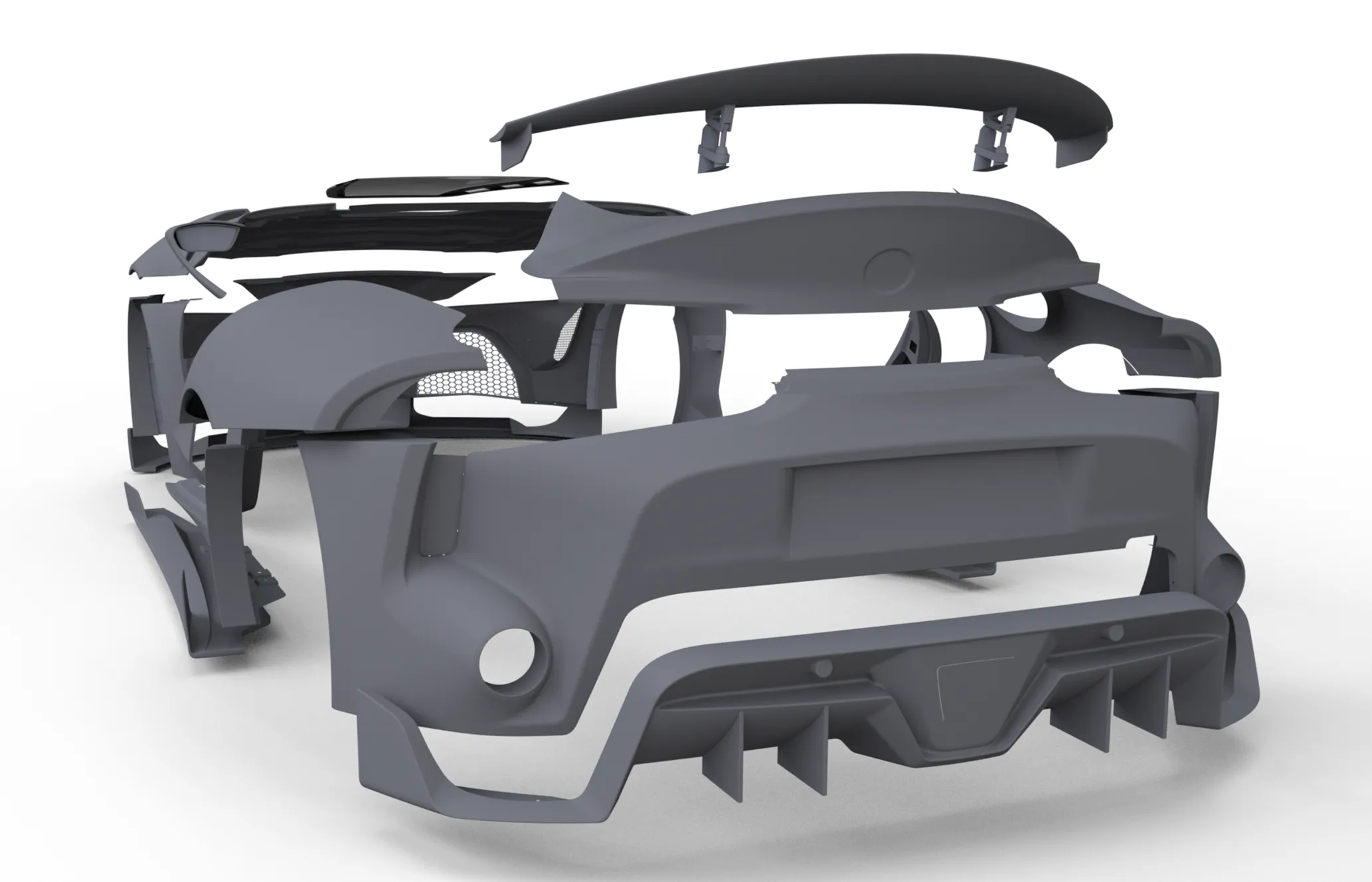 Check price and buy Duke Dynamics Body kit set for Toyota Supra A90