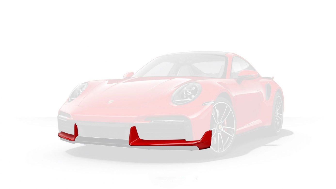 Front Lip (Sport Design) BS Style Carbon for Porsche 911 Turbo