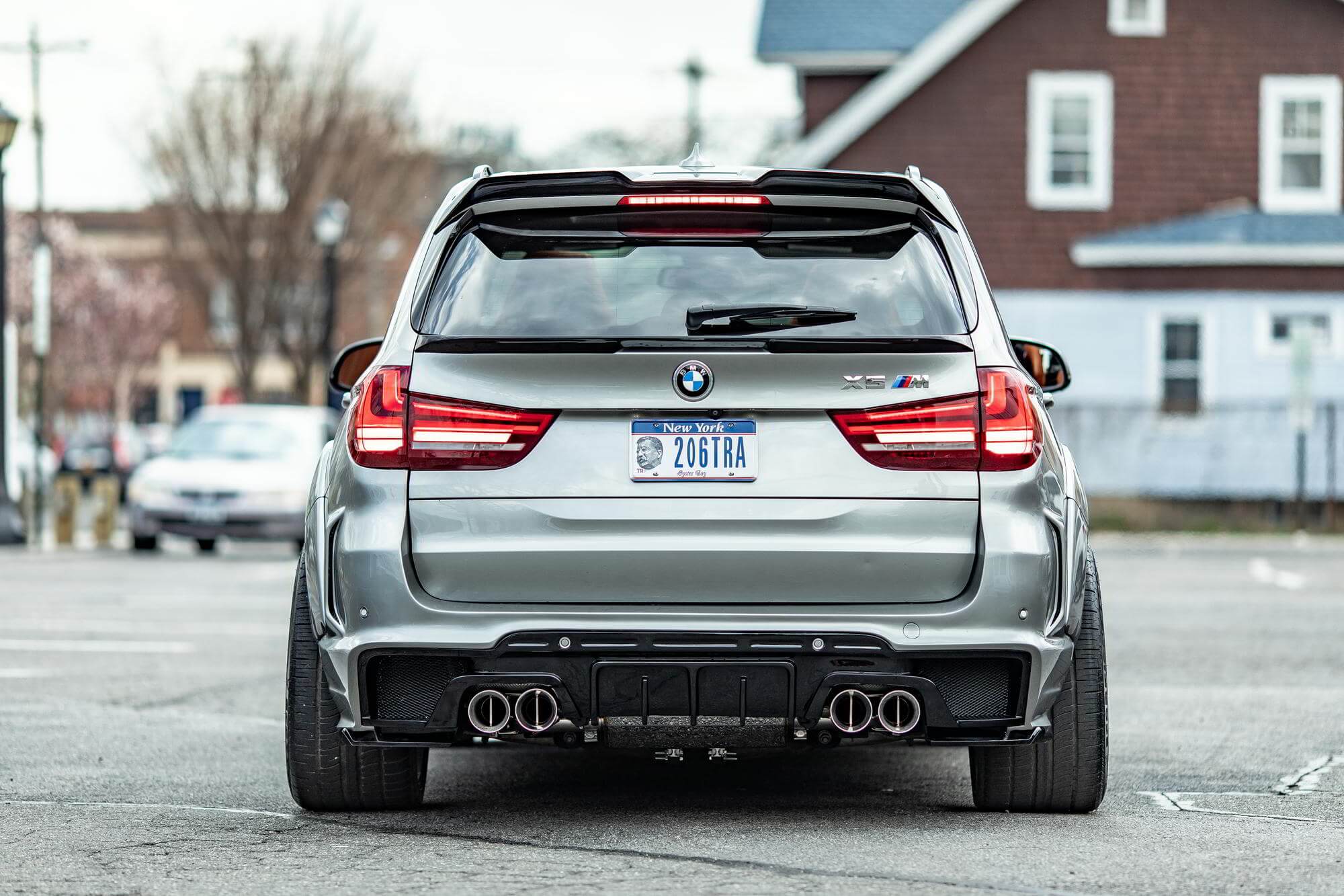 Rear bumper with diffuser Renegade Design for BMW X5 F15