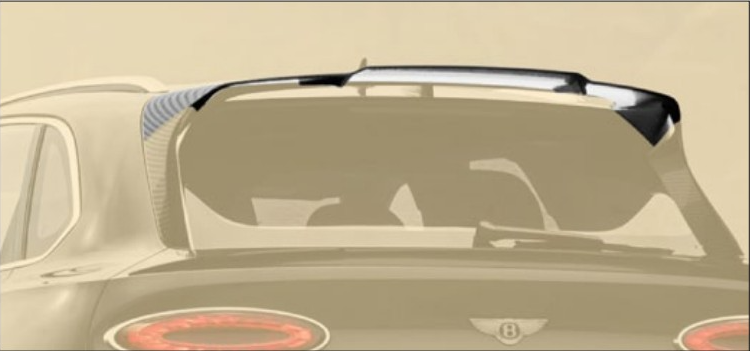 Roof spoiler Mansory Carbon for Bentley Bentayga V8 2020