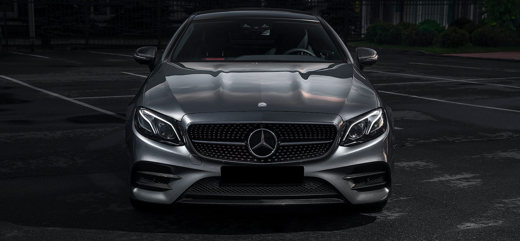 Front bumper splitter Carbon for Mercedes E-class W213 Coupe