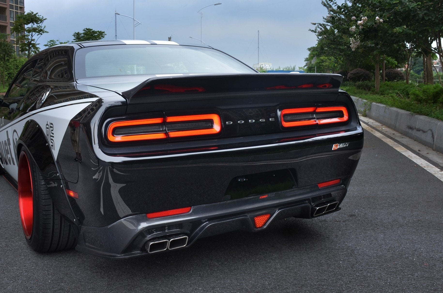 Check our price and buy CMST Carbon Fiber Body Kit set for Dodge Challenger!