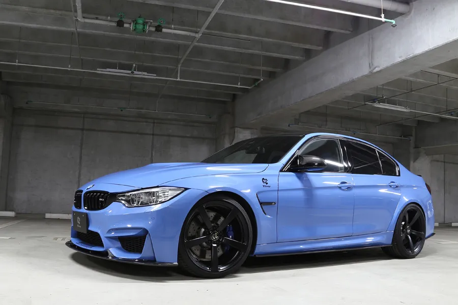 3D Design Type 3 Forged 20 inch Matte Black on BMW F80 M3