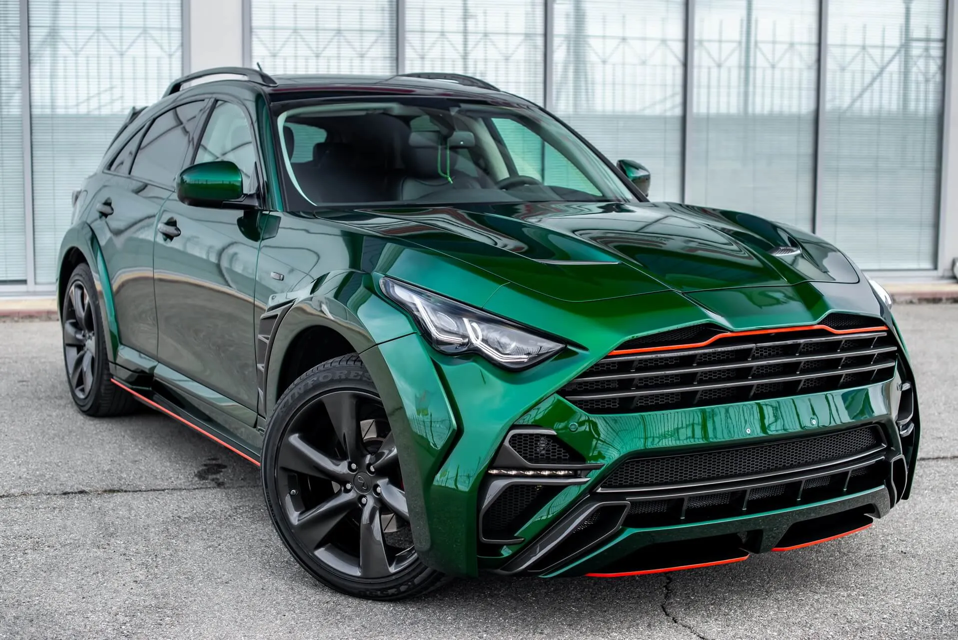 Check price and buy SCL Performance Draco body kit for Infiniti QX70