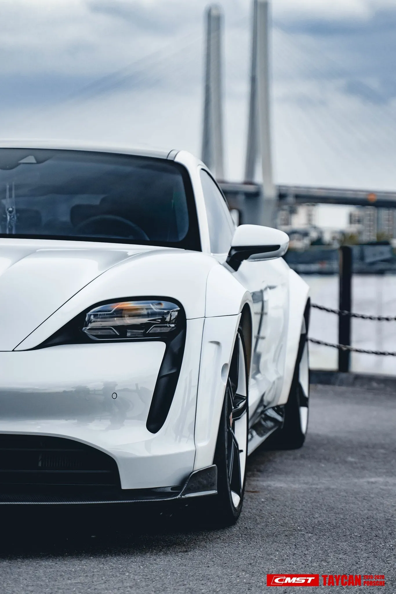 Check our price and buy CMST Carbon Fiber Body Kit set Style for Porsche Taycan Turbo & Turbo S