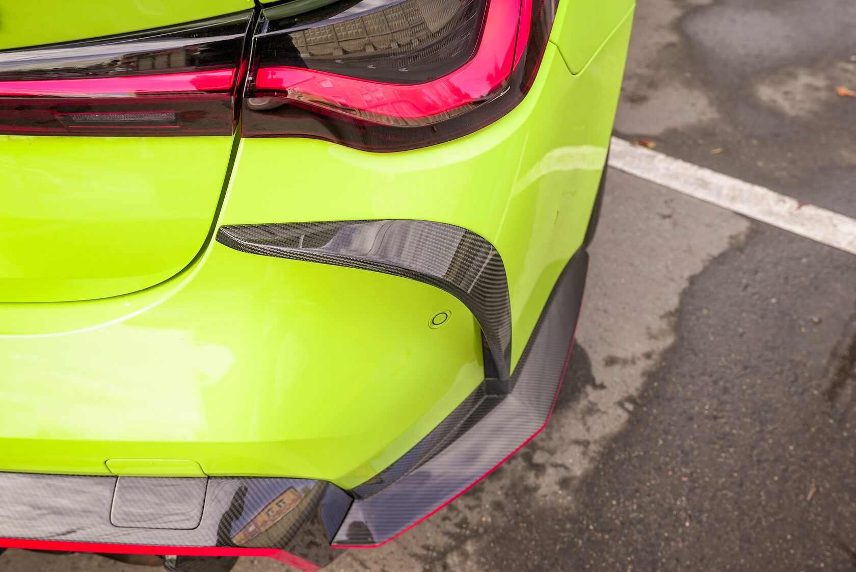 Rear bumper pads Streetfighter Carbon for BMW M4 G82 Buy with delivery, installation, affordable