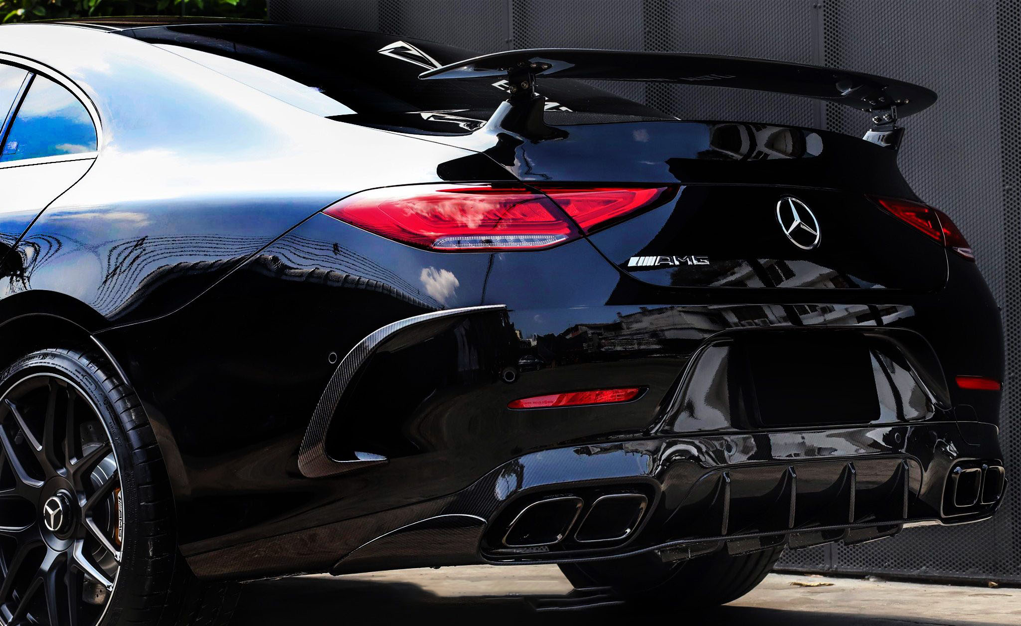 Rear wing carbon for Mercedes CLS C 257 AMG CLS 53