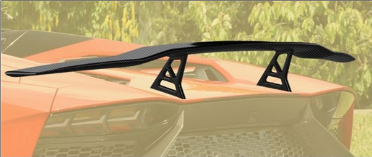 Rear high performance wing Mansory Carbon for Lamborghini Aventador S