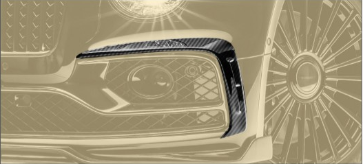 Front bumper splitter Mansory Carbon for Bentley New Flying Spur