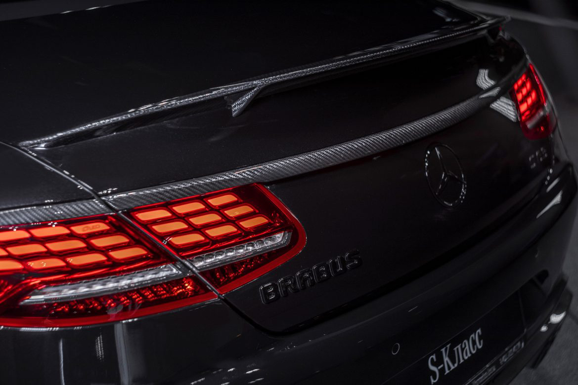 Trim over the rear lights (3 parts) BS Style carbon for Mercedes S-class AMG A 217 AMG S 63