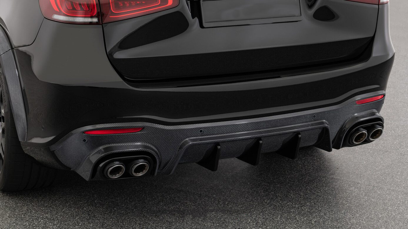 Rear diffuser BS Style Carbon for Mercedes-Benz GLS 800 AMG X167 AMG GLS 63