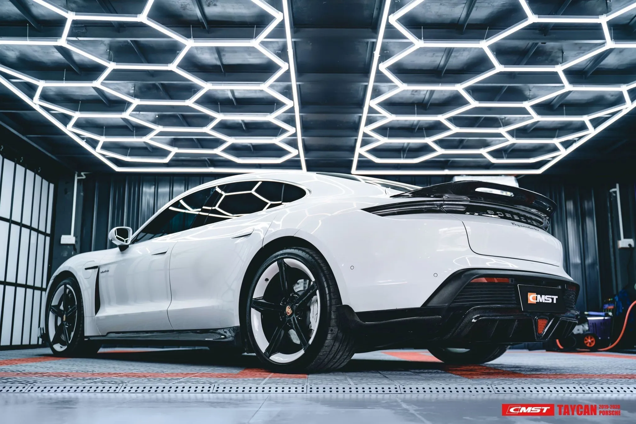 Check our price and buy CMST Carbon Fiber Body Kit set Style for Porsche Taycan Turbo & Turbo S