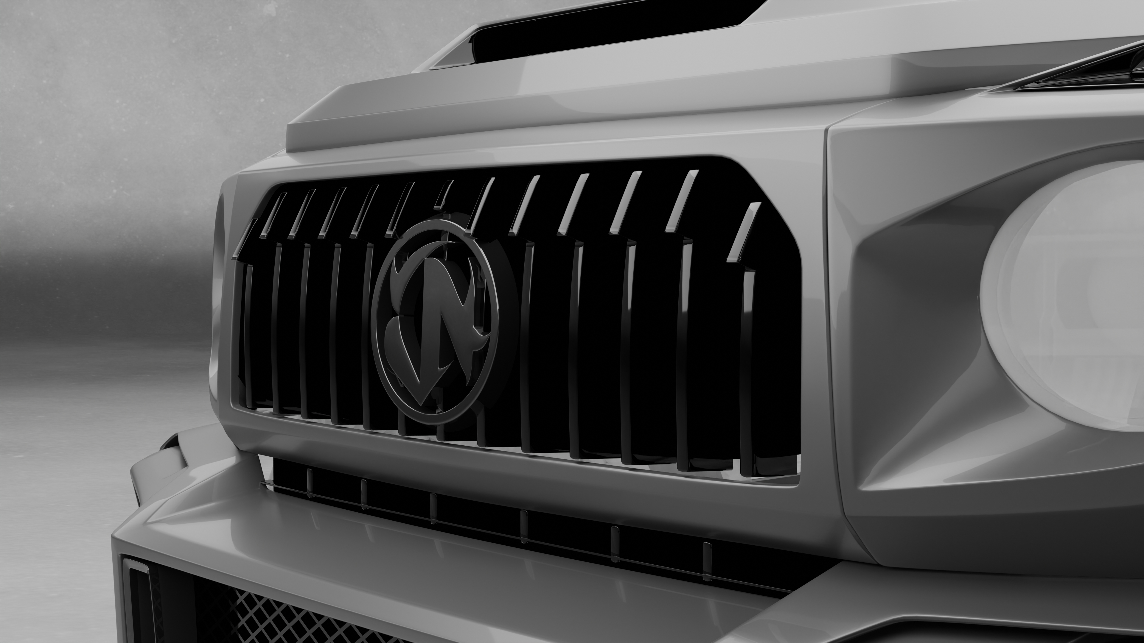 Custom Radiator Grille for Mercedes-Benz G-class G63 AMG