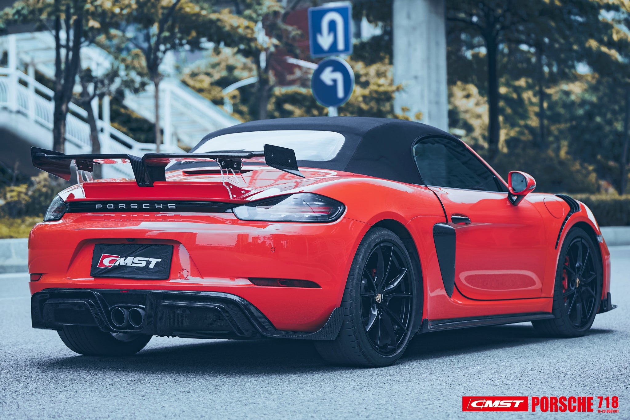 Check our price and buy CMST Carbon Fiber Body Kit set Style B for Porsche 718 Boxster / Cayman