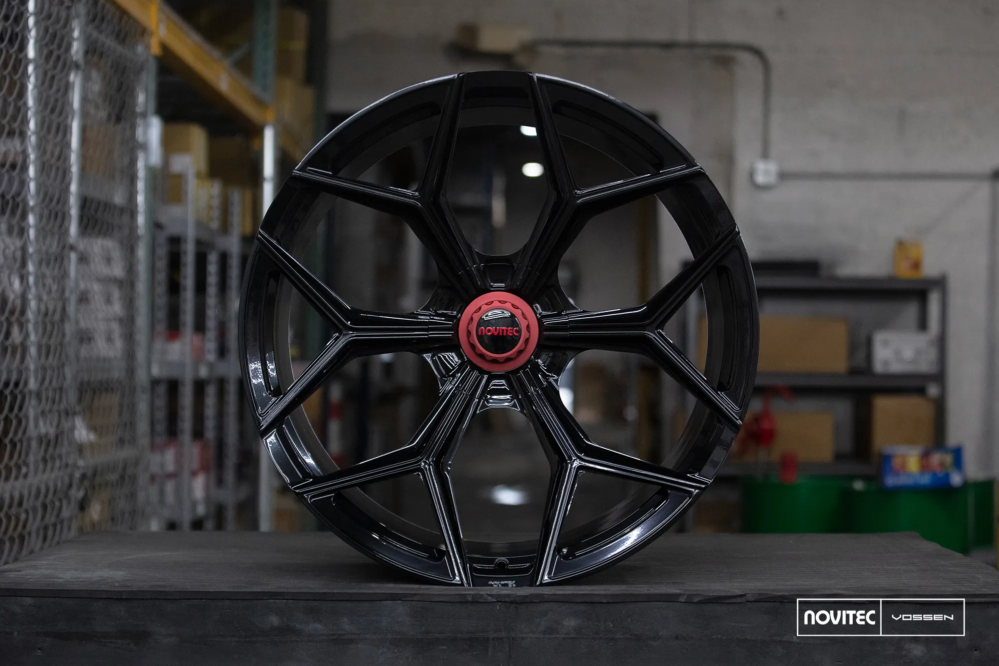 Vossen NL4 forged wheel — rear angle