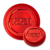 1221 Wheels R6008 AP3 SPORT3.0 — Brushed Matte Red