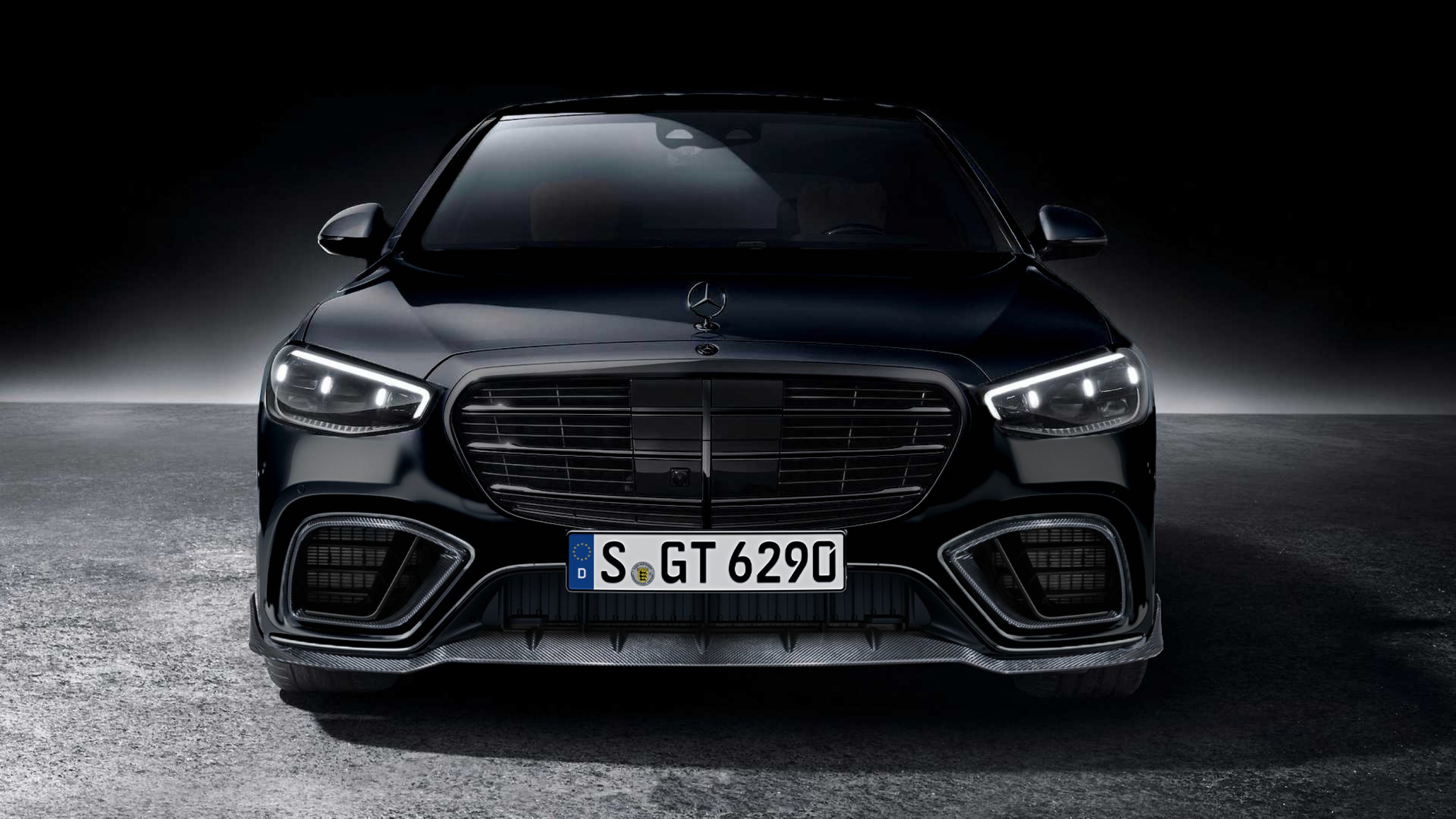 Front bumper GT Design Carbon for Mercedes-Benz S-class W223