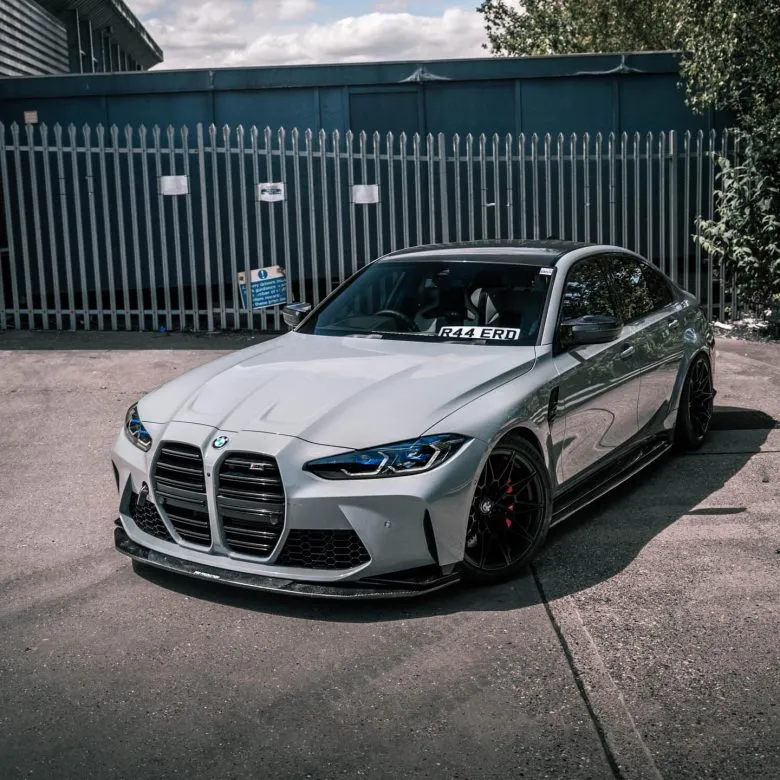 Front bumper lip Carbon for BMW M3 G80
