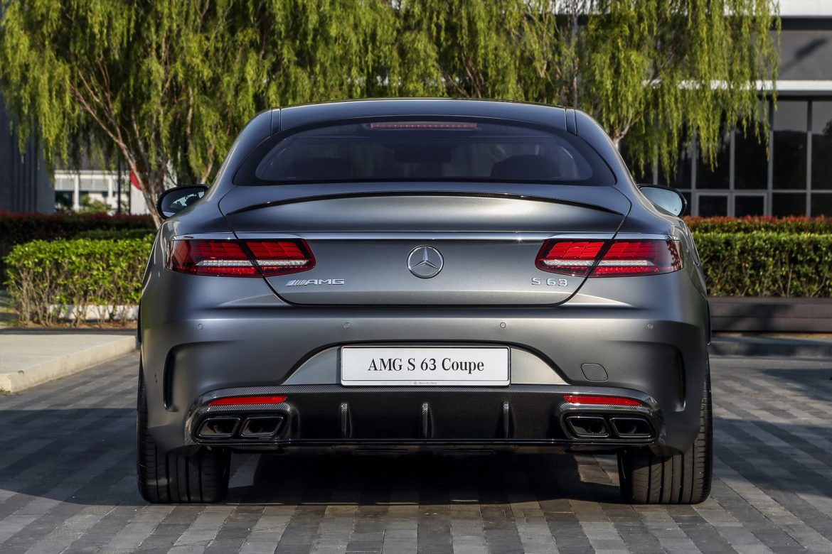 Diffuser version 2 Carbon for Mercedes S-class Coupe AMG C 217 