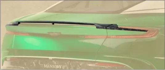 Rear decklid spoiler Mansory Carbon for Aston Martin DB11