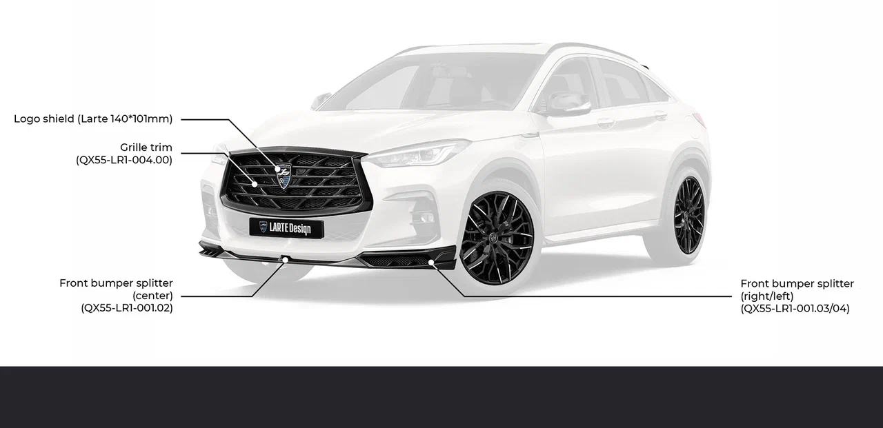 Check our price and buy Larte Design Body Kit for Infiniti QX55