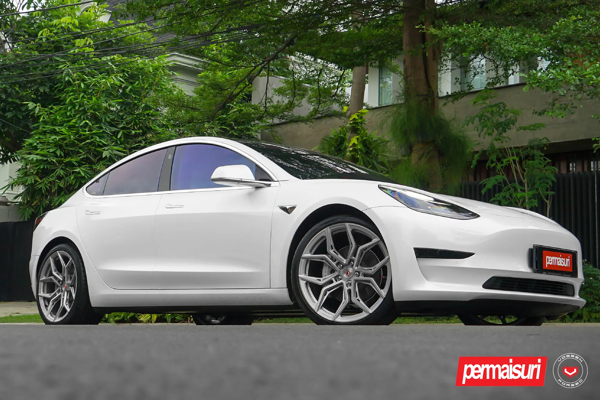 Vossen EVO 3R forged wheel — full set display