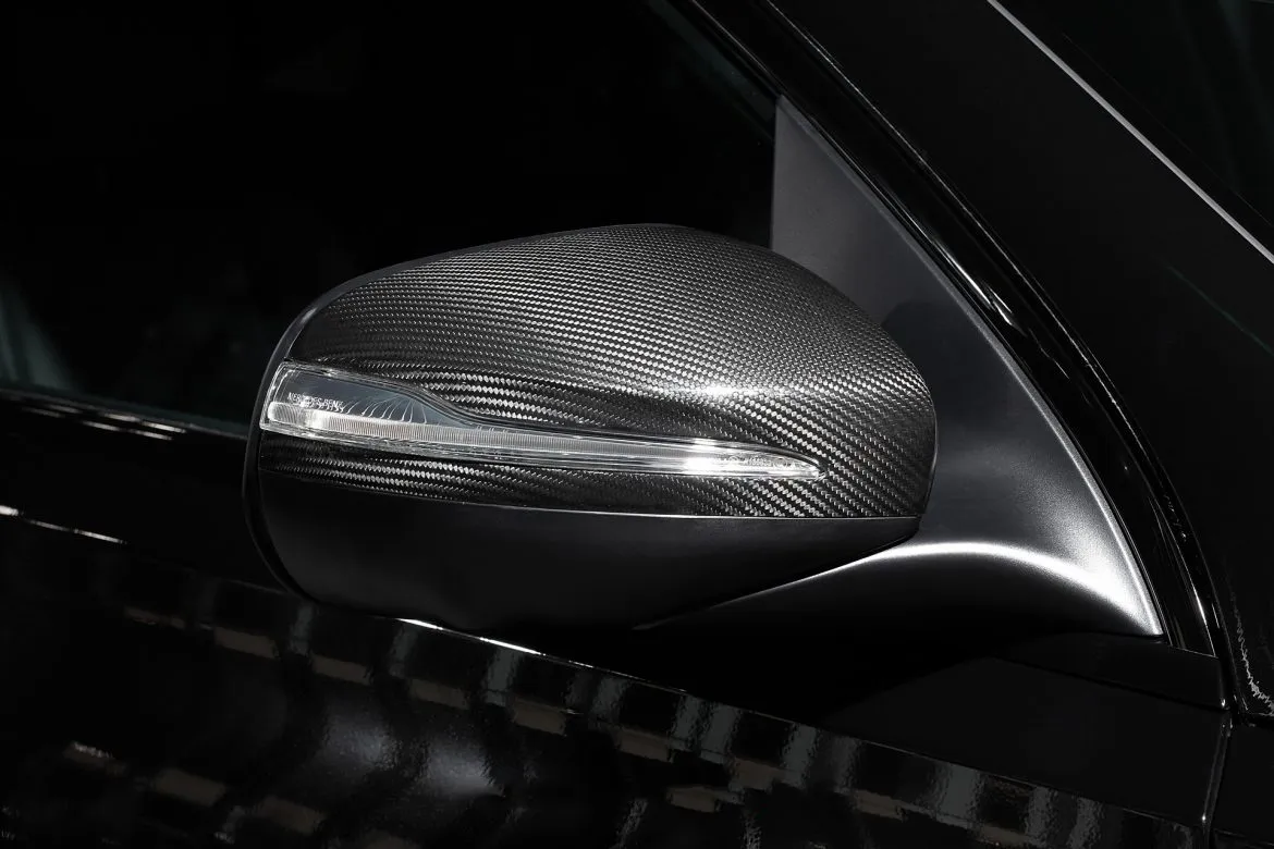 Mirror caps carbon for Mercedes C-class W 205 C 160 - C 400